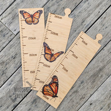 Personalised Monarch Butterfly Height Ruler Growth Chart