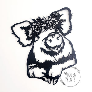 Floral Pig