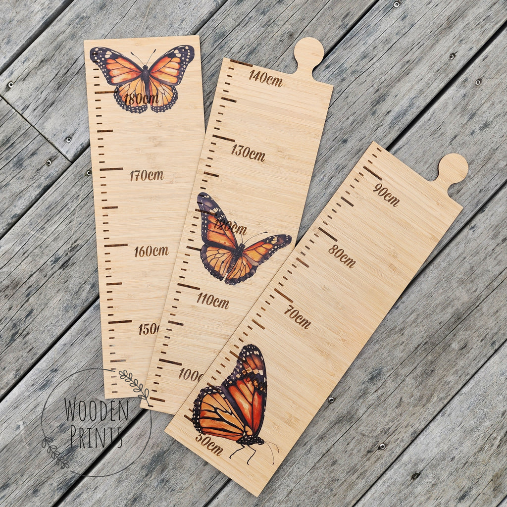 Largest Ruler Personalised Height Ruler | Growth Chart | by Wooden Prints