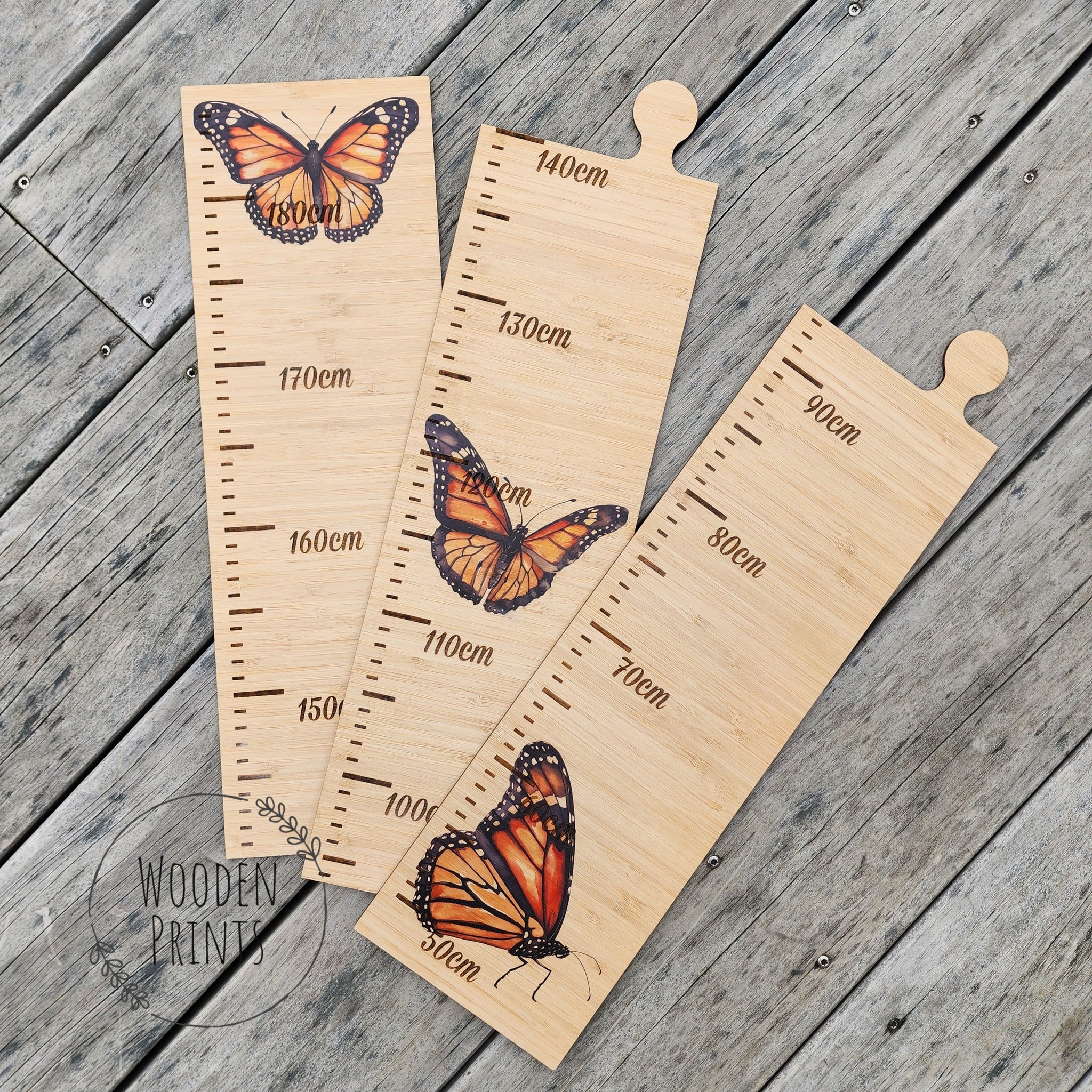 Personalised Height Ruler | Growth Chart | by Wooden Prints