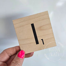 Custom Scrabble Name Tiles – Personalised Wooden Wall Art